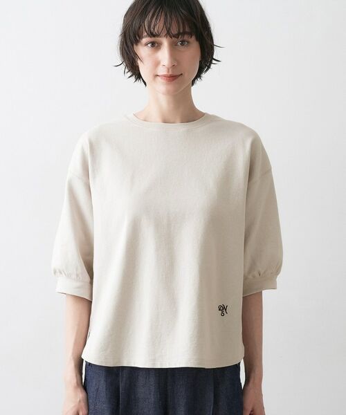 Dessin / デッサン カットソー | 【360度可愛い・洗える】バックヘンリーカットソー5分袖 | 詳細21