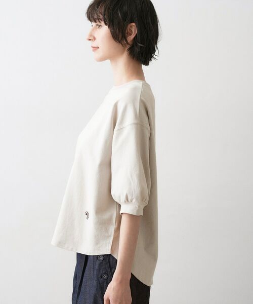 Dessin / デッサン カットソー | 【360度可愛い・洗える】バックヘンリーカットソー5分袖 | 詳細22