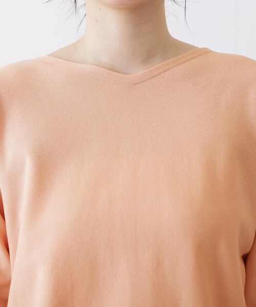 Dessin / デッサン ニット・セーター | 【洗える】後ろボタンニットプルオーバー七分袖 | 詳細24