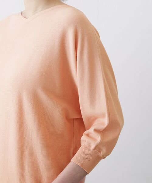 Dessin / デッサン ニット・セーター | 【洗える】後ろボタンニットプルオーバー七分袖 | 詳細26