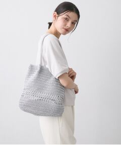 Dessin / デッサン トートバッグ | メタリックヤーンクロッシェバッグ