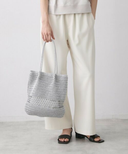 Dessin / デッサン トートバッグ | メタリックヤーンクロッシェバッグ | 詳細1