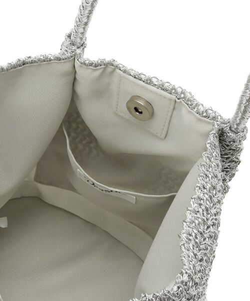 Dessin / デッサン トートバッグ | メタリックヤーンクロッシェバッグ | 詳細13