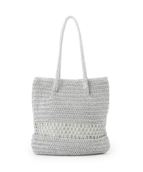 Dessin / デッサン トートバッグ | メタリックヤーンクロッシェバッグ | 詳細8