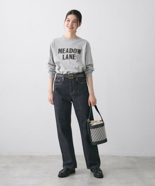 Dessin / デッサン ショルダーバッグ | ストライプ柄バッグコンビバケツショルダー | 詳細2