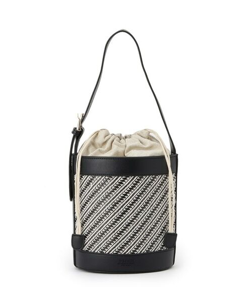 Dessin / デッサン ショルダーバッグ | ストライプ柄バッグコンビバケツショルダー | 詳細5