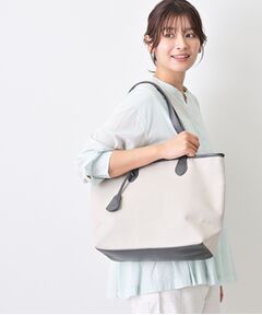 Dessin / デッサン トートバッグ | キャンバス×レザー調トート
