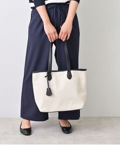 Dessin / デッサン トートバッグ | キャンバス×レザー調トート