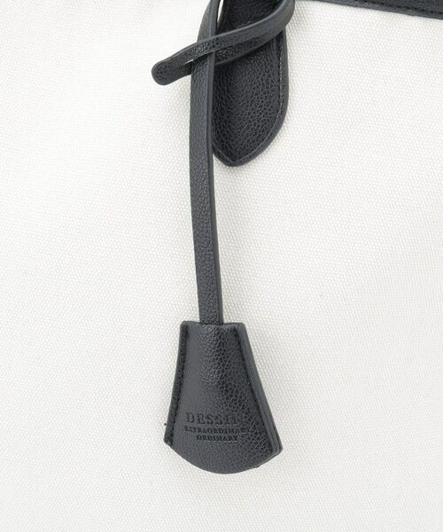 Dessin / デッサン トートバッグ | 【A4収納可】キャンバス×レザー調トート | 詳細15