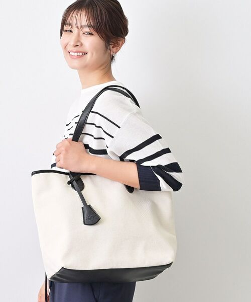 Dessin / デッサン トートバッグ | 【A4収納可】キャンバス×レザー調トート | 詳細3