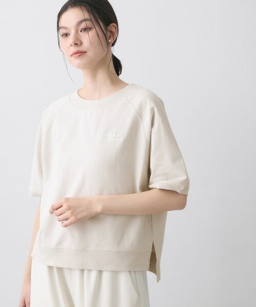 Dessin / デッサン カットソー | ミニ裏毛刺繍ロゴプルオーバー | 詳細10