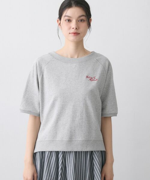 Dessin / デッサン カットソー | ミニ裏毛刺繍ロゴプルオーバー | 詳細13