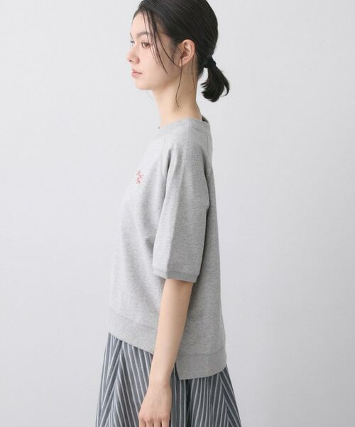 Dessin / デッサン カットソー | ミニ裏毛刺繍ロゴプルオーバー | 詳細14