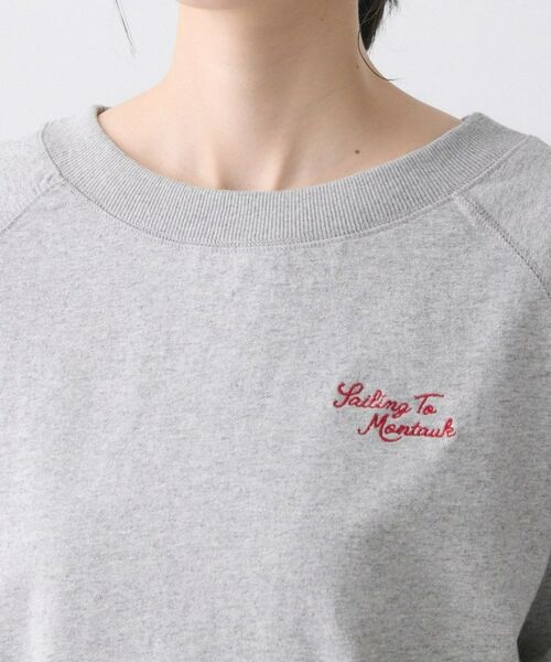 Dessin / デッサン カットソー | ミニ裏毛刺繍ロゴプルオーバー | 詳細16