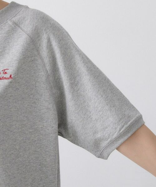 Dessin / デッサン カットソー | ミニ裏毛刺繍ロゴプルオーバー | 詳細17