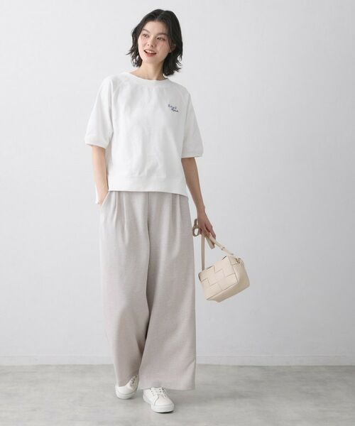 Dessin / デッサン カットソー | ミニ裏毛刺繍ロゴプルオーバー | 詳細3