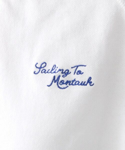 Dessin / デッサン カットソー | ミニ裏毛刺繍ロゴプルオーバー | 詳細4