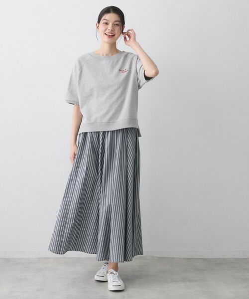 Dessin / デッサン カットソー | ミニ裏毛刺繍ロゴプルオーバー | 詳細7