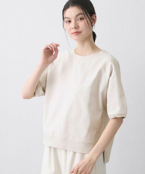 Dessin / デッサン カットソー | ミニ裏毛刺繍ロゴプルオーバー | 詳細9