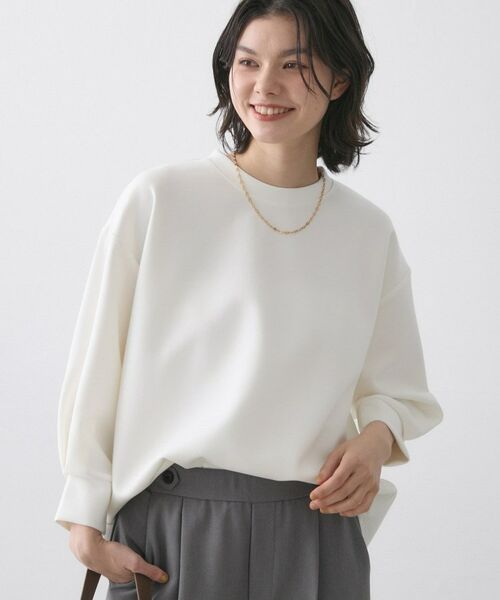 Dessin / デッサン カットソー | 【洗える】8分袖ボンディングカットソー | 詳細1