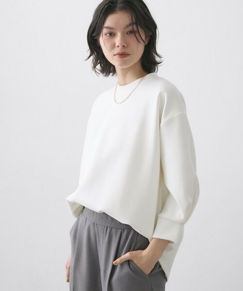 Dessin / デッサン カットソー | 【洗える】8分袖ボンディングカットソー | 詳細2