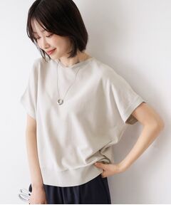 Dessin / デッサン ニット・セーター | 【洗える】後ろボタンフレンチスリーブニット