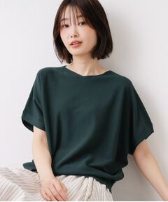 Dessin / デッサン ニット・セーター | 【洗える】後ろボタンフレンチスリーブニット