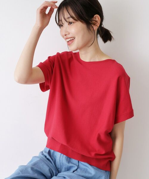 Dessin / デッサン ニット・セーター | 【洗える】後ろボタンフレンチスリーブニット | 詳細14