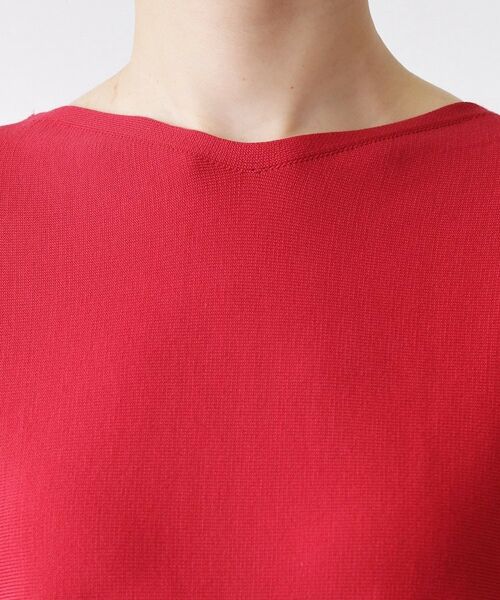 Dessin / デッサン ニット・セーター | 【洗える】後ろボタンフレンチスリーブニット | 詳細24