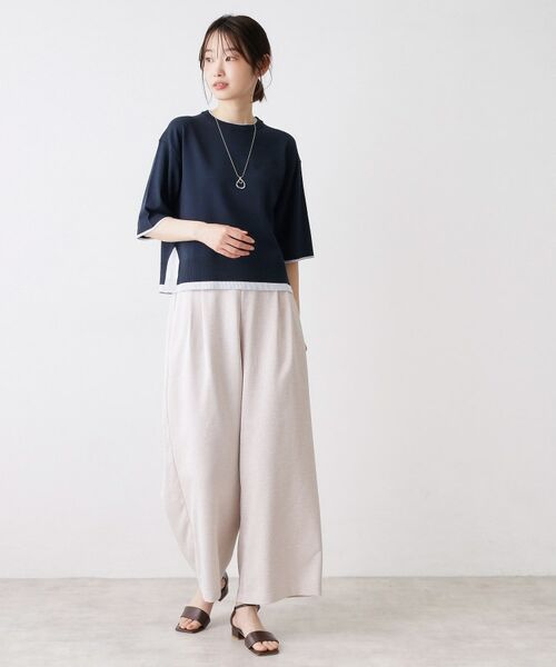 Dessin / デッサン ニット・セーター | バイカラーボクシーシルエットニット | 詳細11