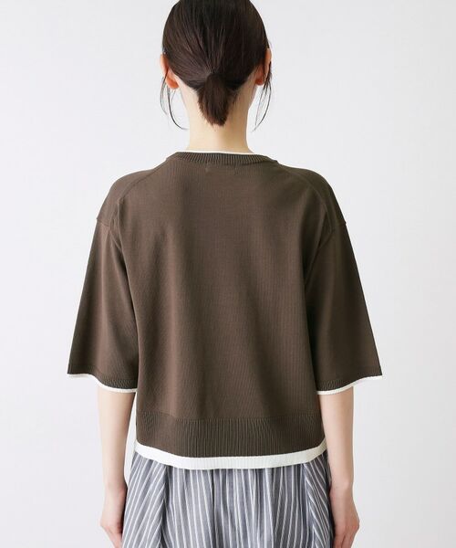 Dessin / デッサン ニット・セーター | バイカラーボクシーシルエットニット | 詳細15