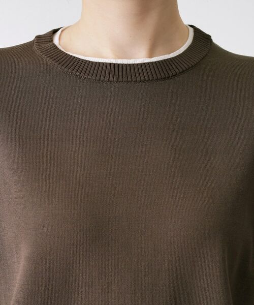 Dessin / デッサン ニット・セーター | バイカラーボクシーシルエットニット | 詳細16