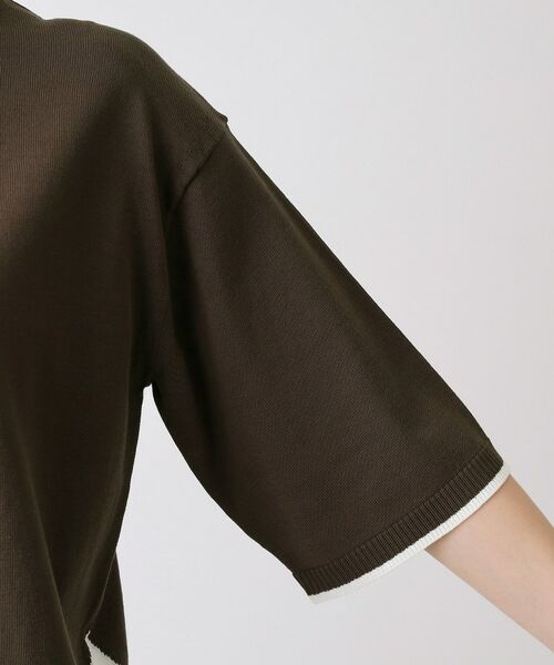 Dessin / デッサン ニット・セーター | 【洗える】バイカラーボクシーシルエットニット | 詳細21