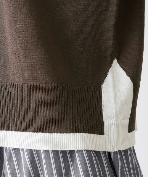 Dessin / デッサン ニット・セーター | 【洗える】バイカラーボクシーシルエットニット | 詳細22