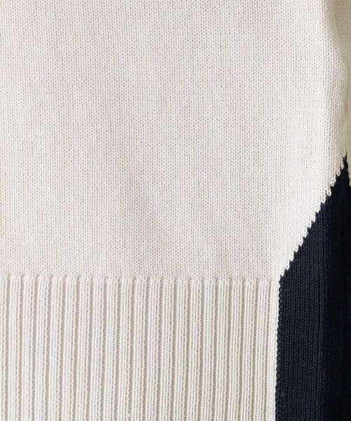 Dessin / デッサン ニット・セーター | バイカラーボクシーシルエットニット | 詳細4