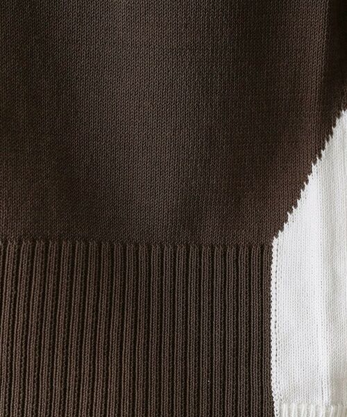 Dessin / デッサン ニット・セーター | バイカラーボクシーシルエットニット | 詳細8