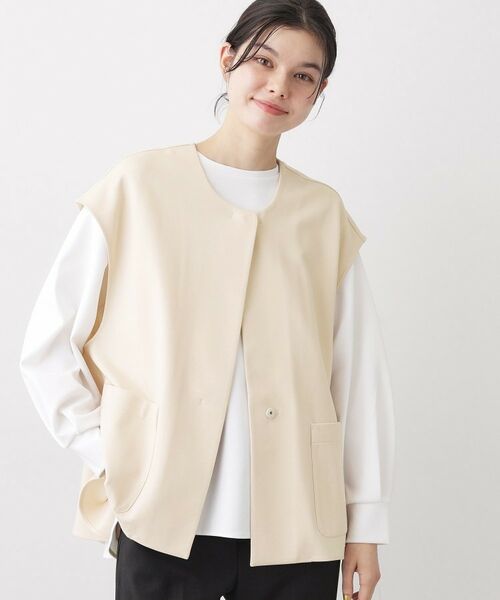 Dessin / デッサン ベスト | ポンチジレ（グレージュ(050)）