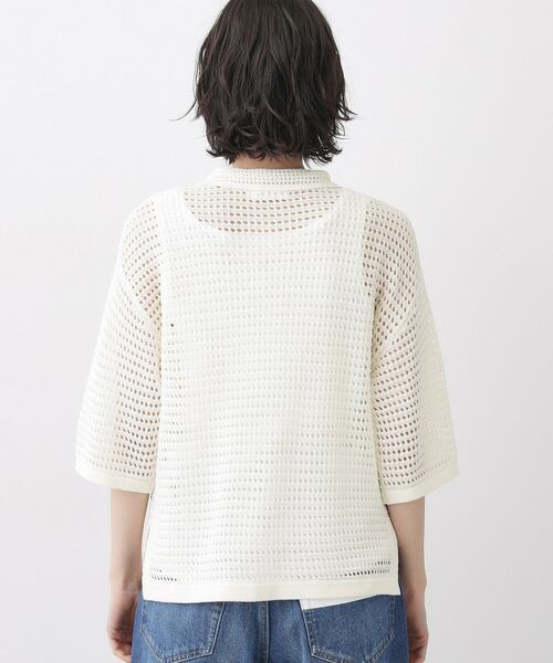 Dessin / デッサン カーディガン・ボレロ | 透かし編み衿付きカーディガン | 詳細11