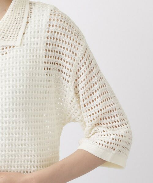 Dessin / デッサン カーディガン・ボレロ | 透かし編み衿付きカーディガン | 詳細13