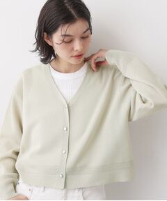 Dessin / デッサン カーディガン・ボレロ | コットンポリVネックカーディガン