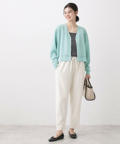 Dessin / デッサン カーディガン・ボレロ | コットンポリVネックカーディガン | 詳細11