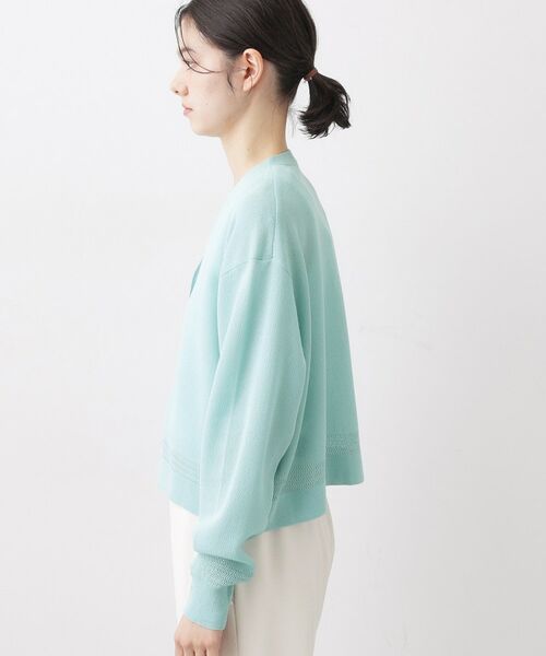 Dessin / デッサン カーディガン・ボレロ | コットンポリVネックカーディガン | 詳細14