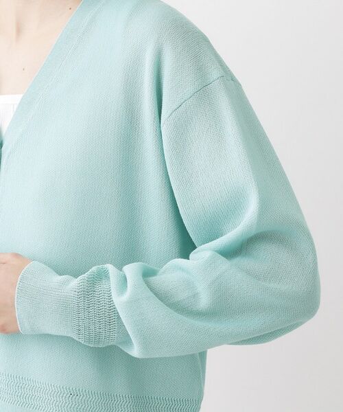 Dessin / デッサン カーディガン・ボレロ | コットンポリVネックカーディガン | 詳細17