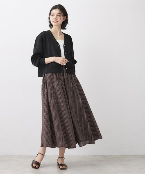 Dessin / デッサン カーディガン・ボレロ | コットンポリVネックカーディガン | 詳細7