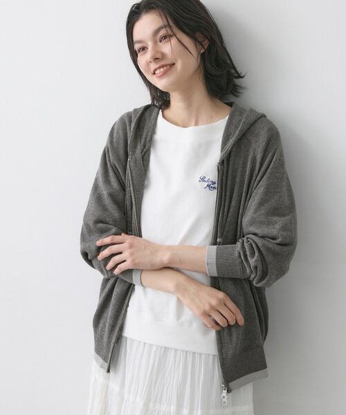 Dessin / デッサン パーカー | 【洗える】リネン混フーデッドパーカー | 詳細5