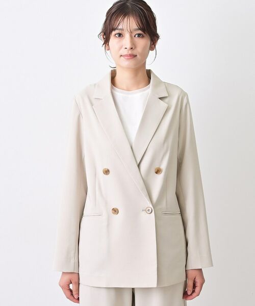 Dessin / デッサン テーラードジャケット | 【セットアップ可/洗える】ダブルストレッチジャケット | 詳細19