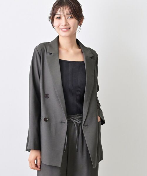 Dessin / デッサン テーラードジャケット | 【セットアップ可/洗える】ダブルストレッチジャケット | 詳細2