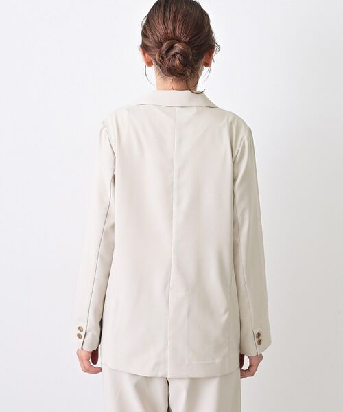 Dessin / デッサン テーラードジャケット | 【セットアップ可/洗える】ダブルストレッチジャケット | 詳細21