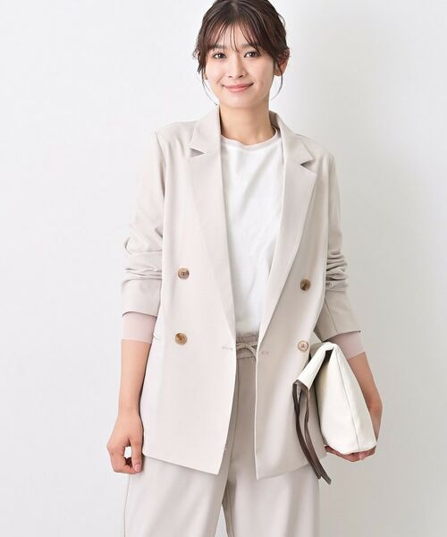 Dessin / デッサン テーラードジャケット | 【セットアップ可/洗える】ダブルストレッチジャケット | 詳細7