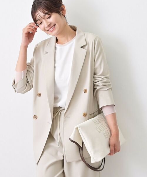 Dessin / デッサン テーラードジャケット | 【セットアップ可/洗える】ダブルストレッチジャケット | 詳細8